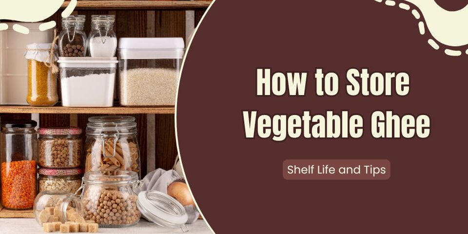 How to Store Vegetable Ghee