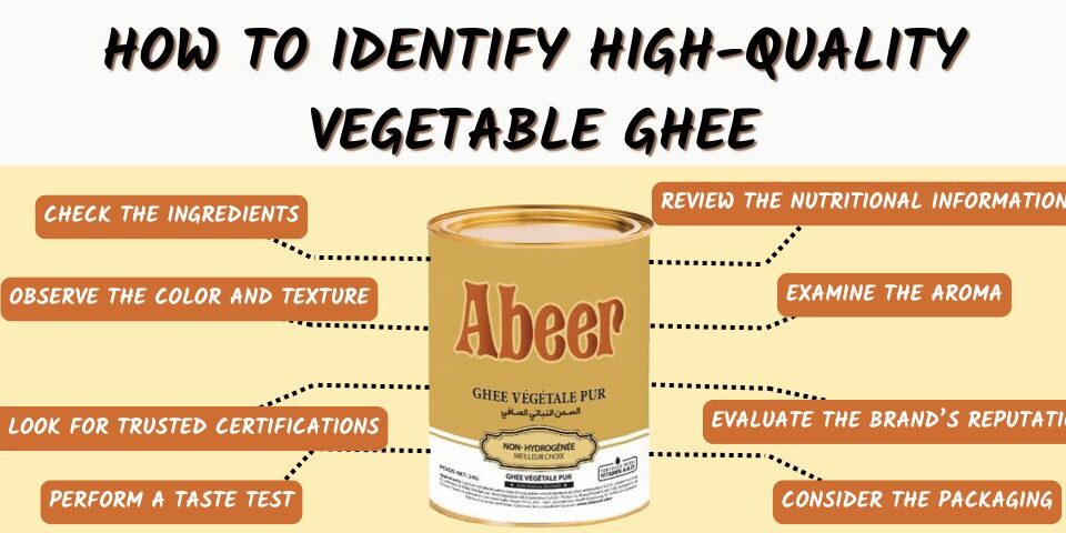 High-Quality Vegetable Ghee